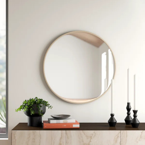 Ava-Jane Metal Round Wall Mirror | Wayfair North America