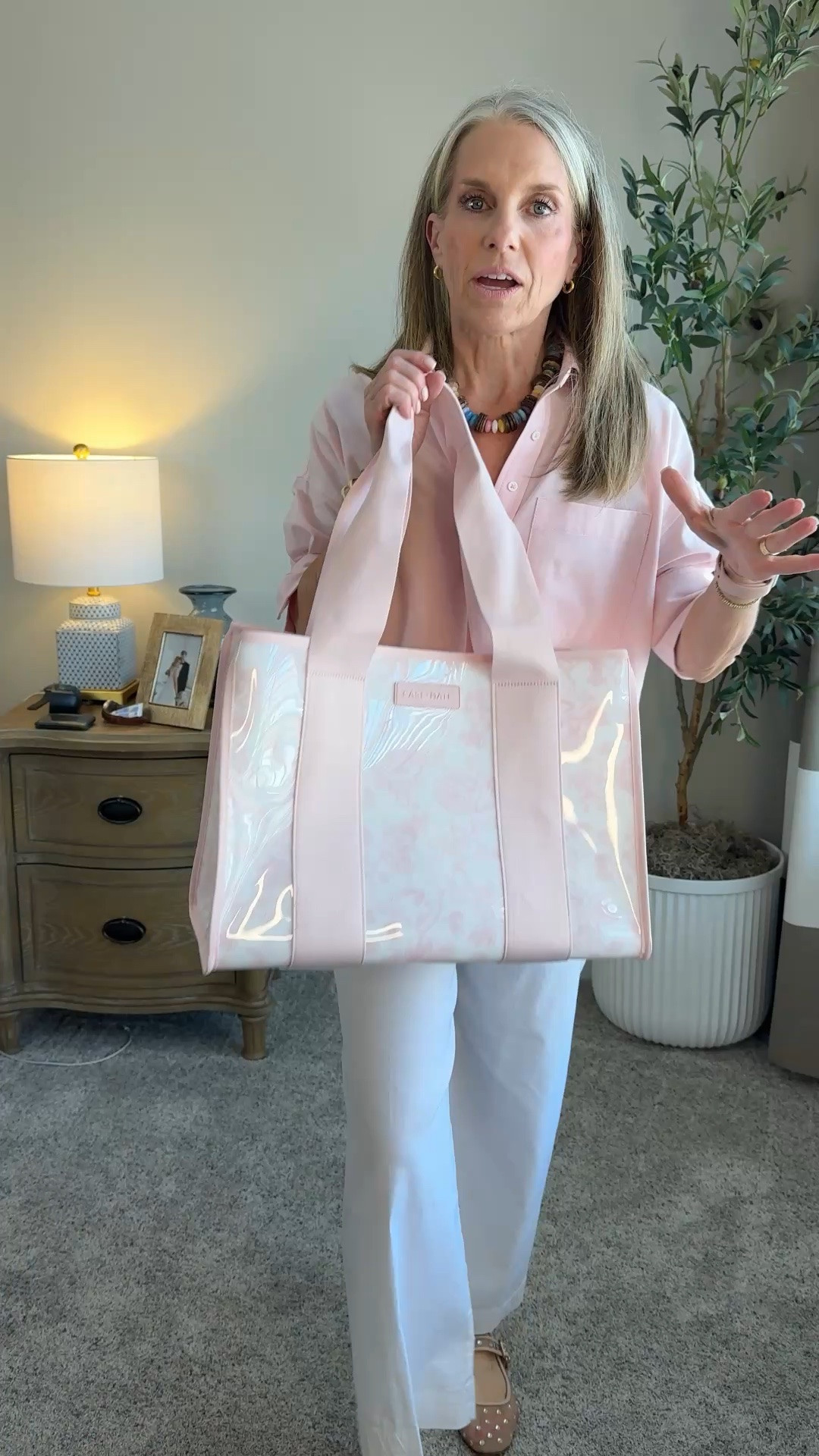 Use code LISA20 on the adorable bag. Wearing XS shirt and 27 pants.

#LTKgrwm #LTKootd #LTKOver40
