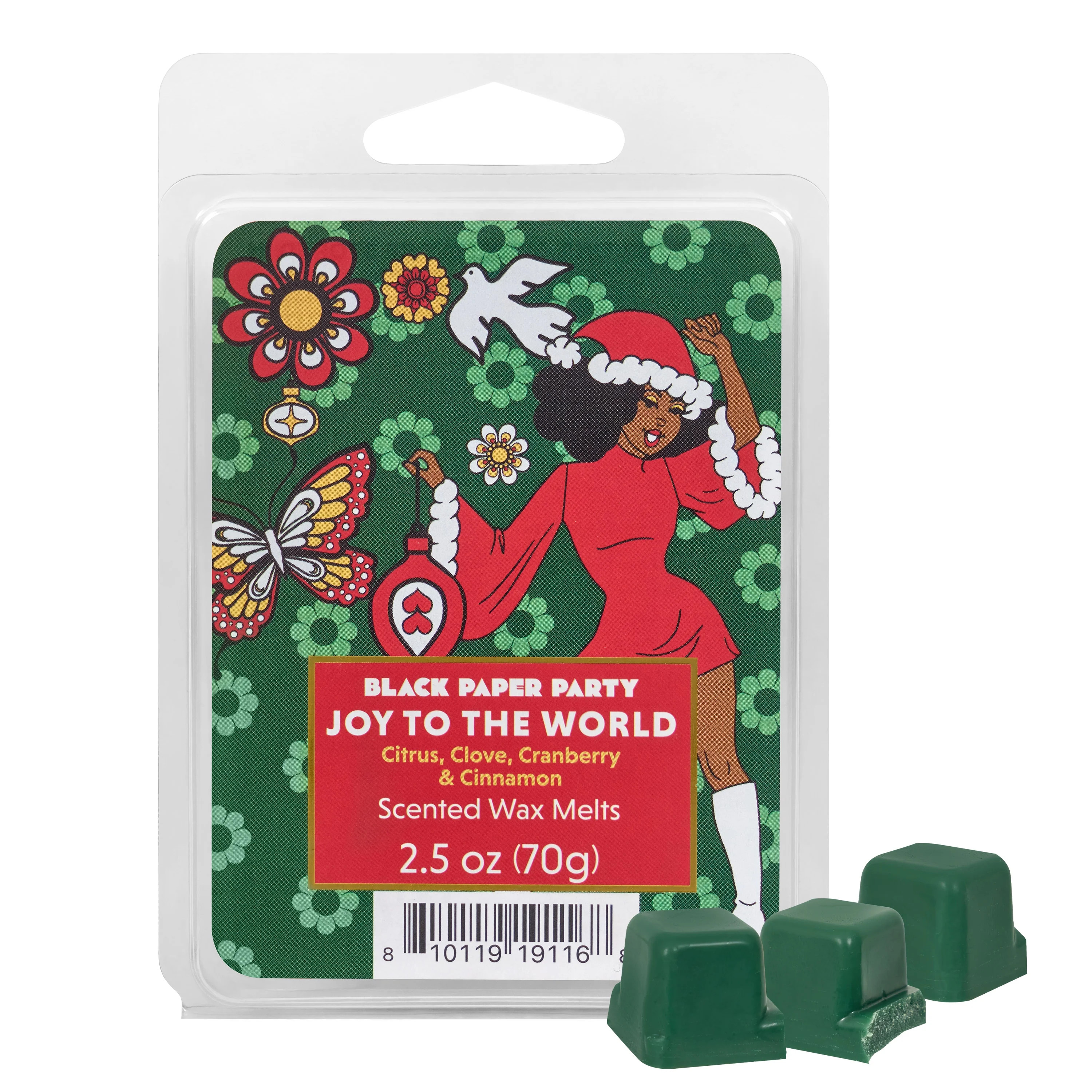Black Paper Party Christmas Wax Melt, Joy World Scent, 2.5 oz 6 count | Walmart (US)