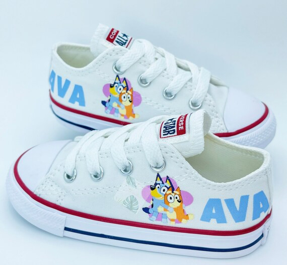 Bluey Inspired Custom Converse Bluey Inspired High Top Shoes | Etsy | Etsy (US)