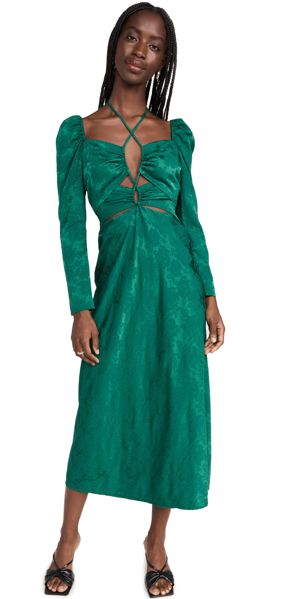 Adeline Halter Cut Out Midi Dress | Shopbop