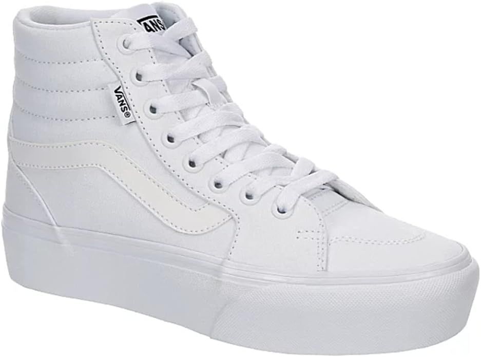 Vans Unisex Filmore Hightop Platform Sneaker - White | Amazon (US)