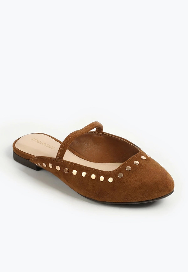 SuperCush Studded Flat Mule | Maurices