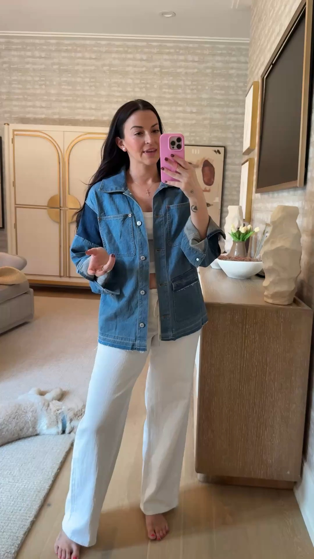 AFTIA for an extra 15% off @abercrombie In a S in the denim shirt jacket #abercrombiepartner #ad

#LTKSaleAlert #LTKFestival #LTKootd