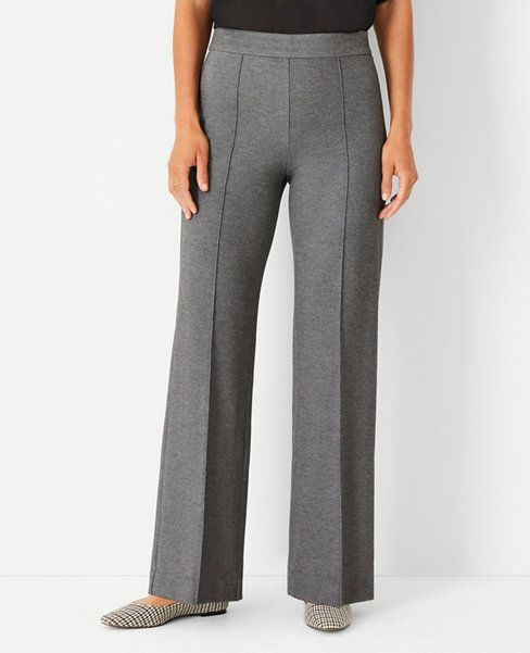 The Petite Side Zip Straight Pant | Ann Taylor (US)