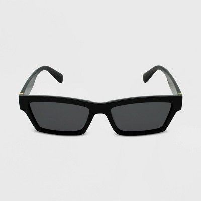 Women&#39;s Rectangle Sunglasses - Wild Fable&#8482; Black | Target