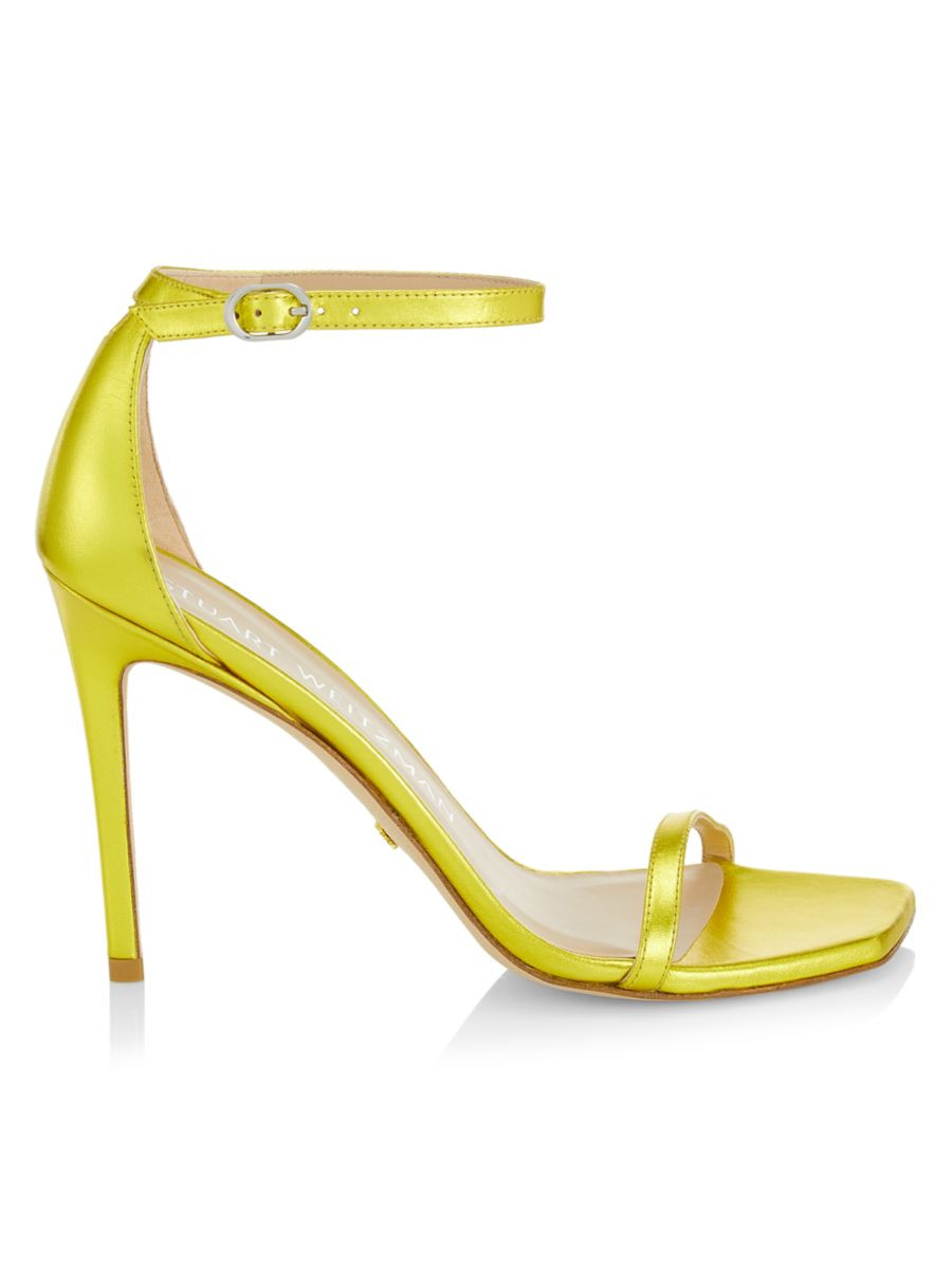 Nudistcurve 100 Leather Ankle-Strap Sandals | Saks Fifth Avenue