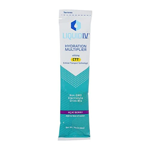 LIQUID IV Acai Berry Hydration Drink Mix Single, 0.56 OZ | Amazon (US)