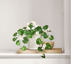 Faux Potted Geranium | Pottery Barn (US)