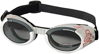 Doggles ILS Dog Goggle sunglasses with Skull and Crossbones / Smoke Lens Medium | Amazon (US)