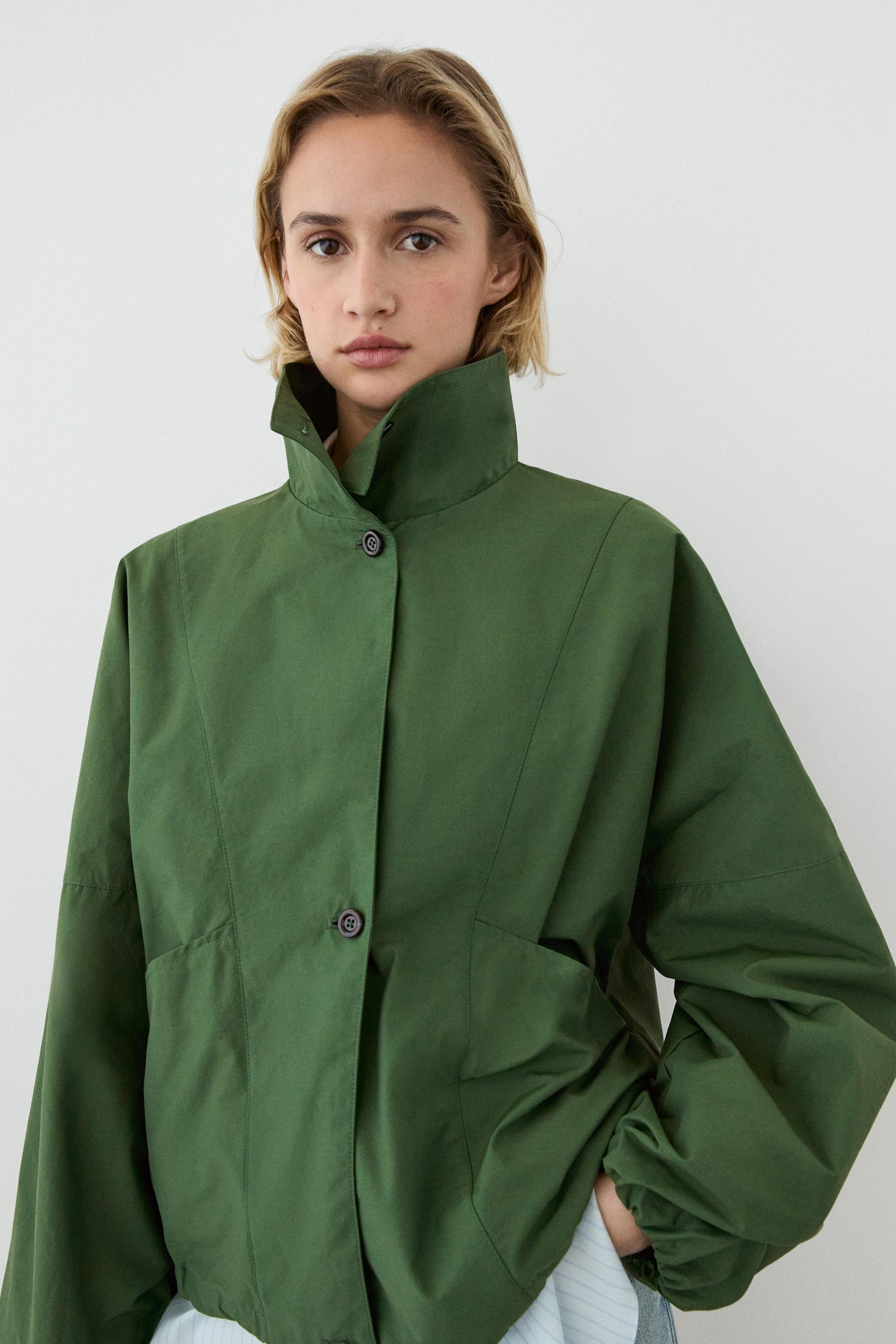 Bomber jacket with puff sleeves | Massimo Dutti US