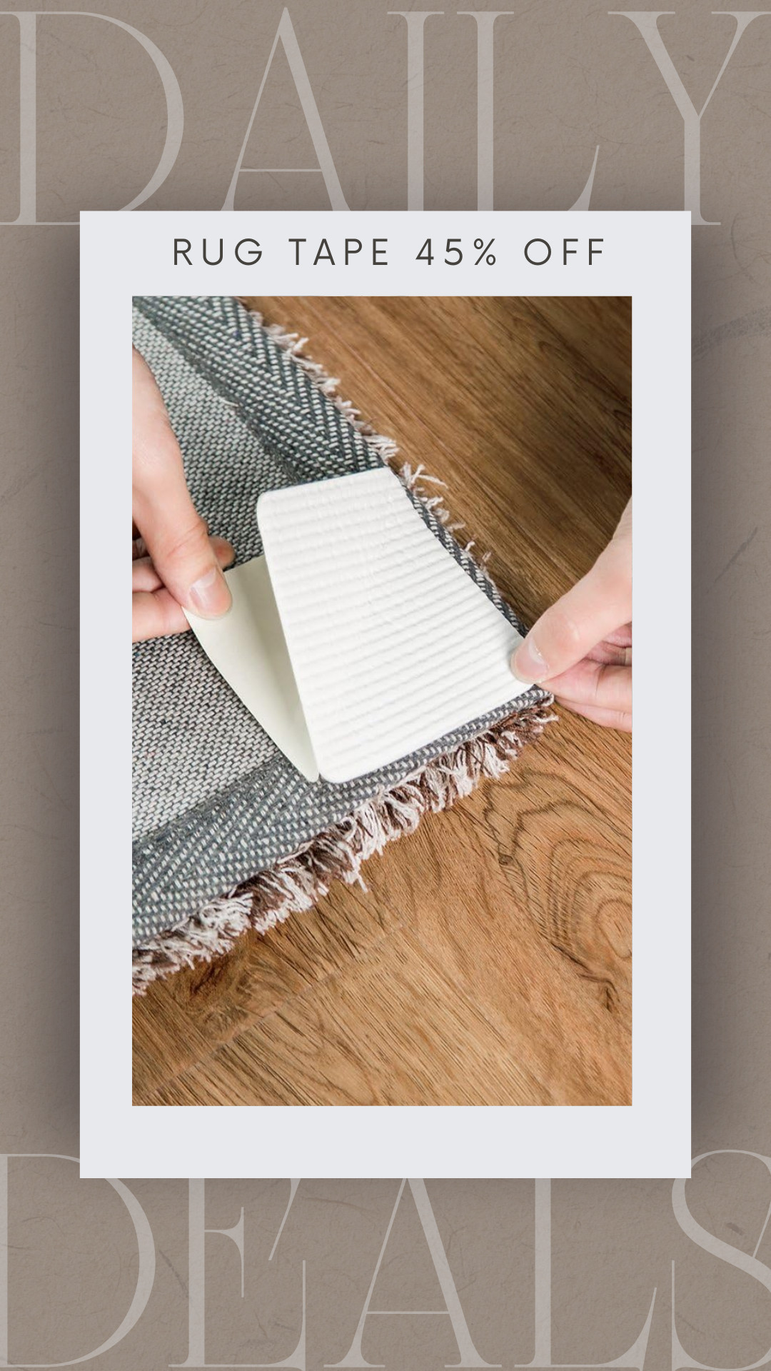 One of those small but mighty home essentials 👏 this rug tape keeps rugs in place, prevents curling, and protects floors—without damaging them. 48% off today and such a no-brainer add-to-cart item.

rug tape, rug grip, non slip rug pad, amazon home essentials

#AmazonHomeFinds #HomeEssentials #RugTape #AmazonDeals #LTKHome #InteriorDetails #DailyDeals 

 