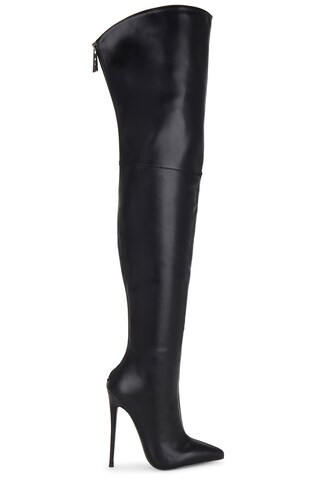 FEMME LA Scorpio Thigh High Boot in Black from Revolve.com | Revolve Clothing (Global)