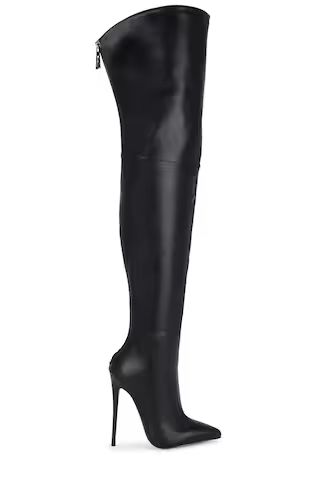 FEMME LA Scorpio Thigh High Boot in Black from Revolve.com | Revolve Clothing (Global)