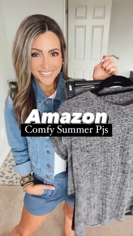 These 2 pajama sets are perfect for summertime ☀️ The material is nice & lightweight, perfect for keeping you cool while sleeping. 

I love that they’re both cute enough to wear as lounge sets as well 🤗 TTS 

#LTKSaleAlert #LTKVideo #LTKStyleTip