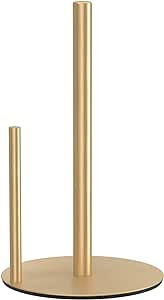 Paper Towel Holder Gold Premium Stainless Steel Paper Towel Holder for Kitchen Roll Organize, One... | Amazon (US)
