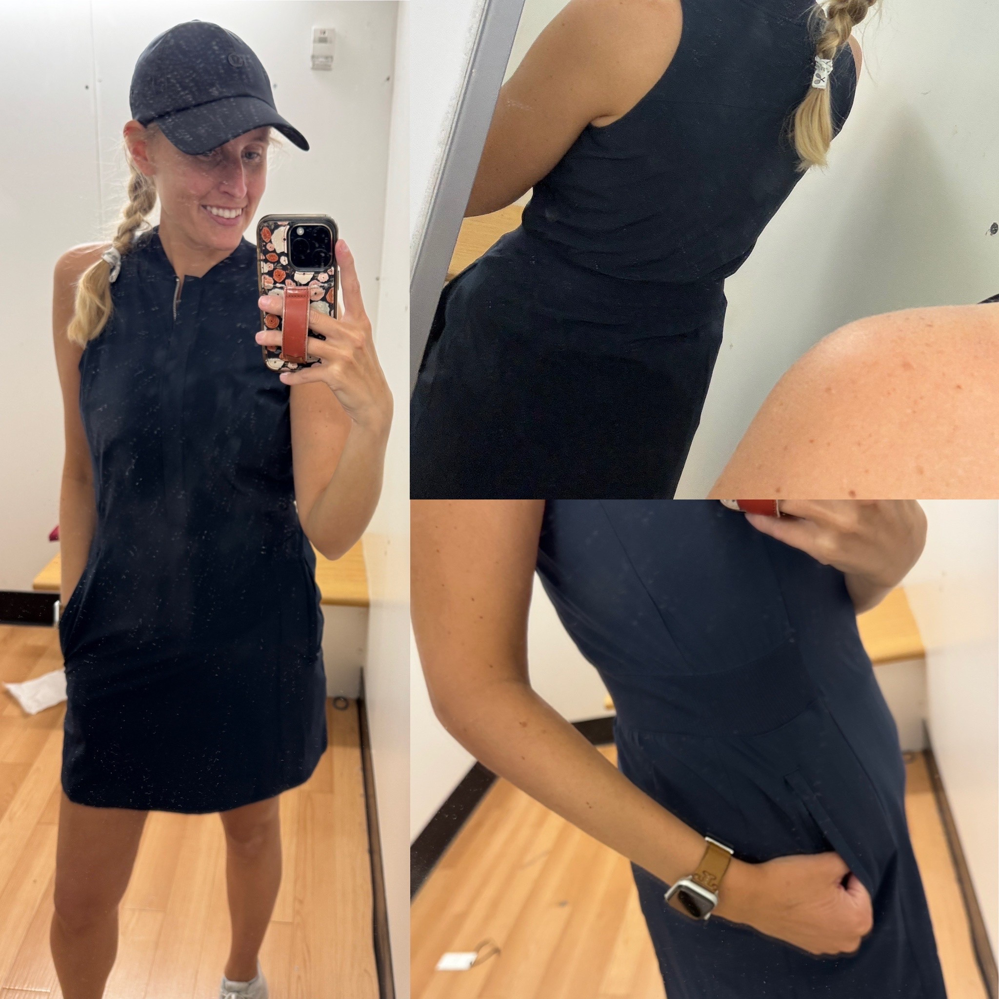 Love this light weight tennis/golf dress! Love it! Great fit! Wearing a small!