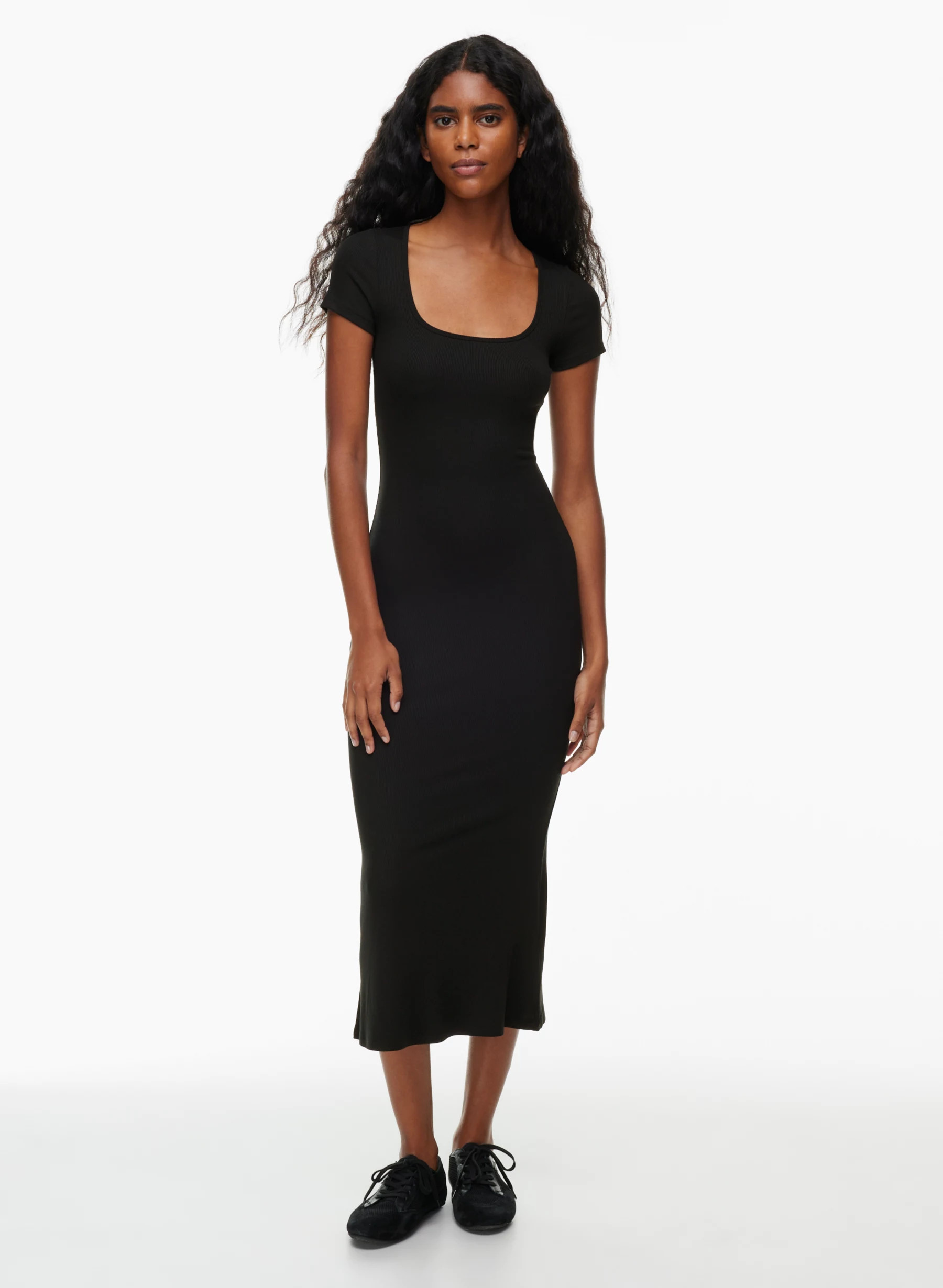 LUXE LOUNGE TEMPTATION SHORTSLEEVE DRESS | Aritzia