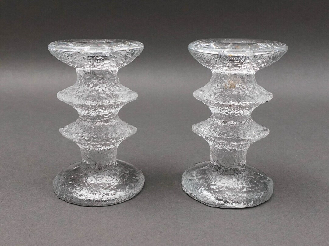 Iittala Finland Timo Sarpaneva Signed MCM Festivo 2 Ring Candle Holder Set of 2 - Etsy | Etsy (US)