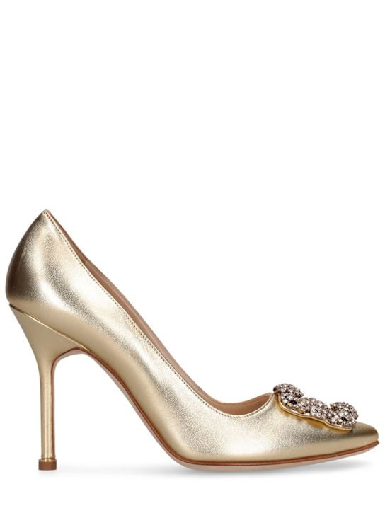 105mm Hangisi leather pumps | Luisaviaroma