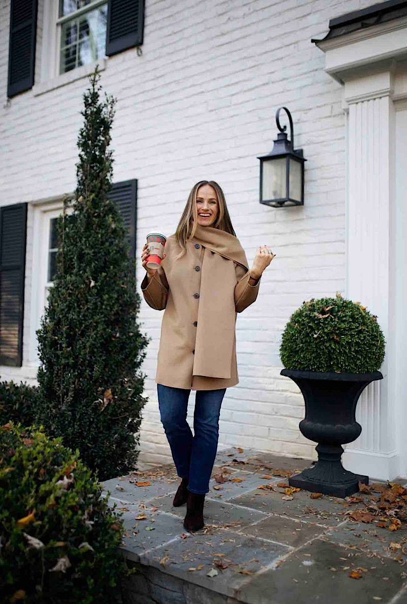 These booties are so versatile - they runn TTS. The Scarf Coat is J.Crew (my new favorite) and runs TTS. These are the Mother Hustler Jeans - runs TTS as well. 

 #LTKootd #LTKSeasonal