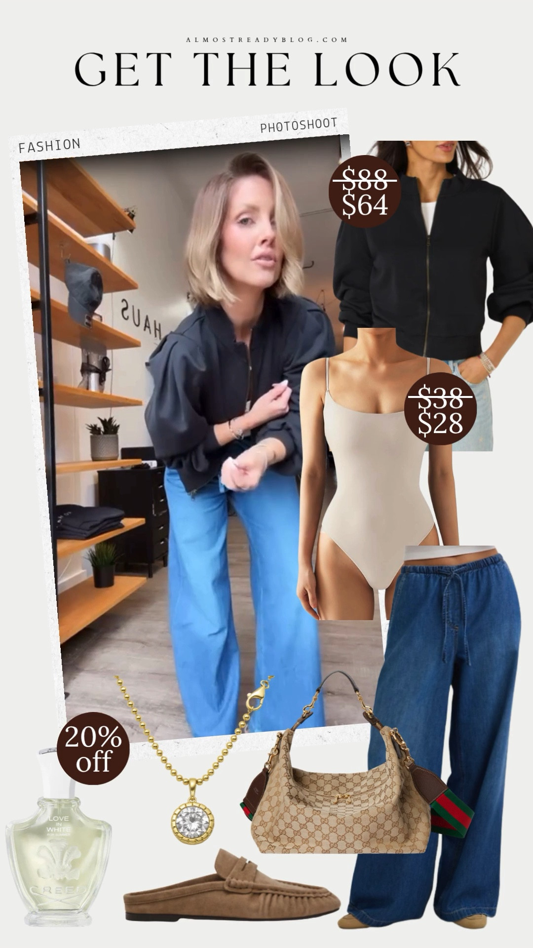 XS jacket (on sale!) / Small Amazon bodysuit / XS short jeans 

spring jacket, bomber jacket outfit, baggy jeans, spring outfit, casual chic, amanda west, almostreadyblog

#LTKSaleAlert #LTKOver40 #LTKPetite