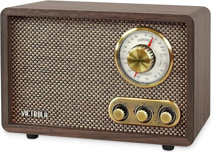 Victrola Willow – Retro Wood Bluetooth Radio with Built-in Speakers: Elegant & Vintage Design, ... | Amazon (US)