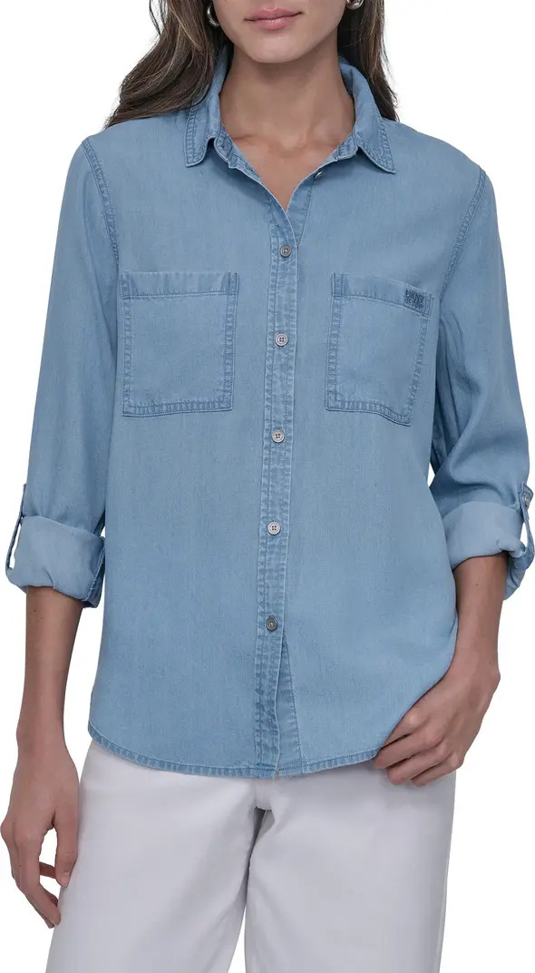 DKNY Jeans Denim Button-Up Shirt | Nordstromrack | Nordstrom Rack
