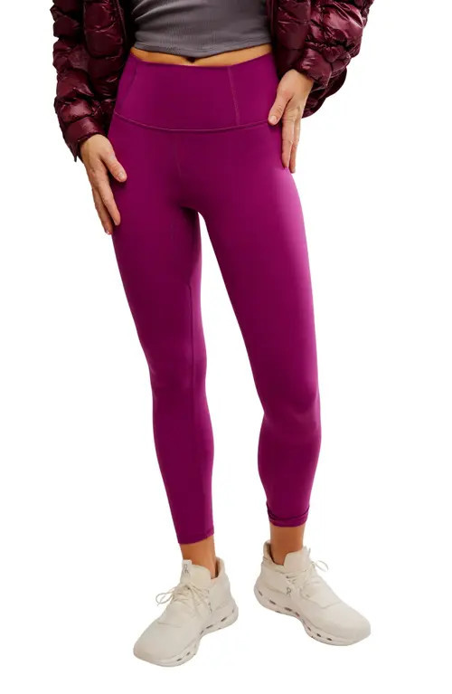 FP Movement by Free People FP Movement Never Better High Waist Leggings in Deep Mulberry at Nordstrom, Size X-Small | Nordstrom