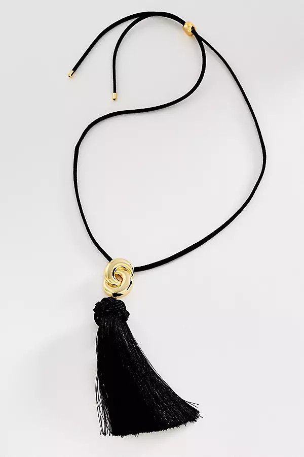 Solstice Knot Tassel Necklace | Anthropologie (US)