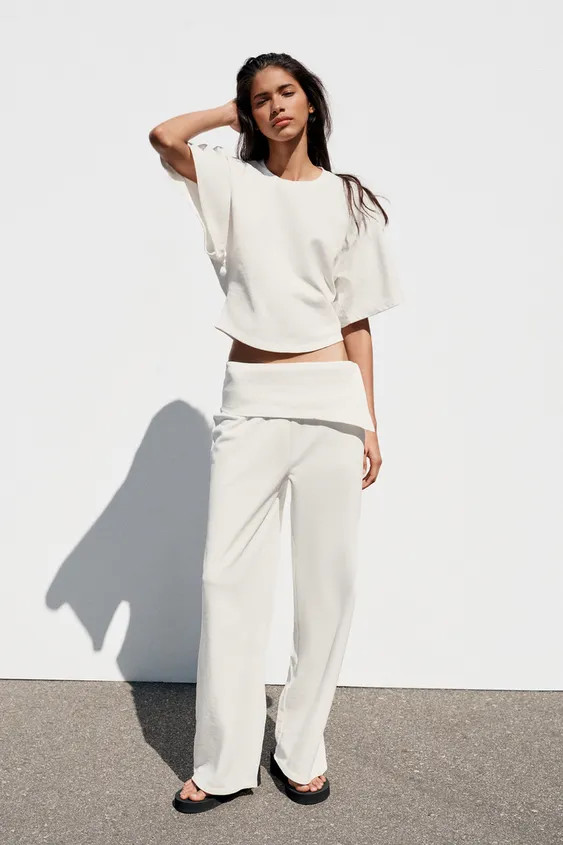 CAPE SLEEVE SWEATSHIRT | Zara UK