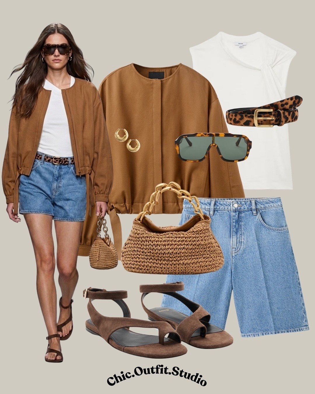 Casual Denim Shorts & Light Jacket

✨A lightweight jacket layered over a simple top and denim shorts creates a modern, easygoing spring-to-summer outfit perfect for weekend outings, city exploring, casual dinners, or travel days. The mix of structured outerwear and relaxed denim keeps the look balanced, practical, and effortlessly stylish.

✨Tags:  denim shorts outfit women, casual summer outfit women, spring jacket outfit, everyday chic outfit, minimalist casual style, European street style outfit, travel outfit summer, relaxed outfit ideas, neutral summer outfit, effortless outfit women


#LTKsummer #LTKshoes #LTKspring