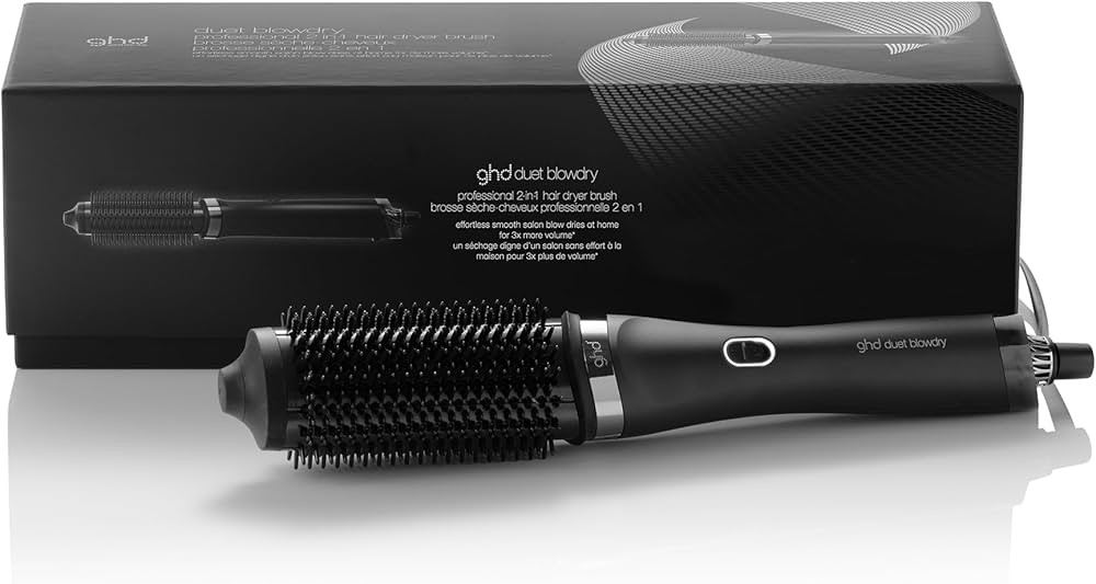 ghd Duet Blowdry Rundbürstenföhn in Schwarz - Von nass zu föhnen ohne Hitzeschäden, 3x mehr V... | Amazon (DE)