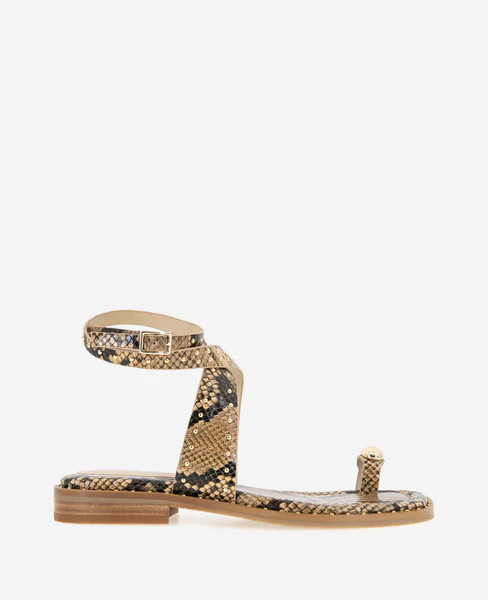 Raven Snake Print Studded Sandal | Kenneth Cole