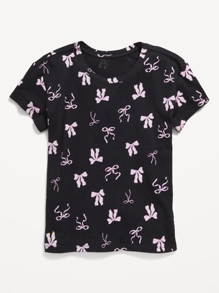 Printed Softest Short-Sleeve T-Shirt for Girls | Old Navy (US)