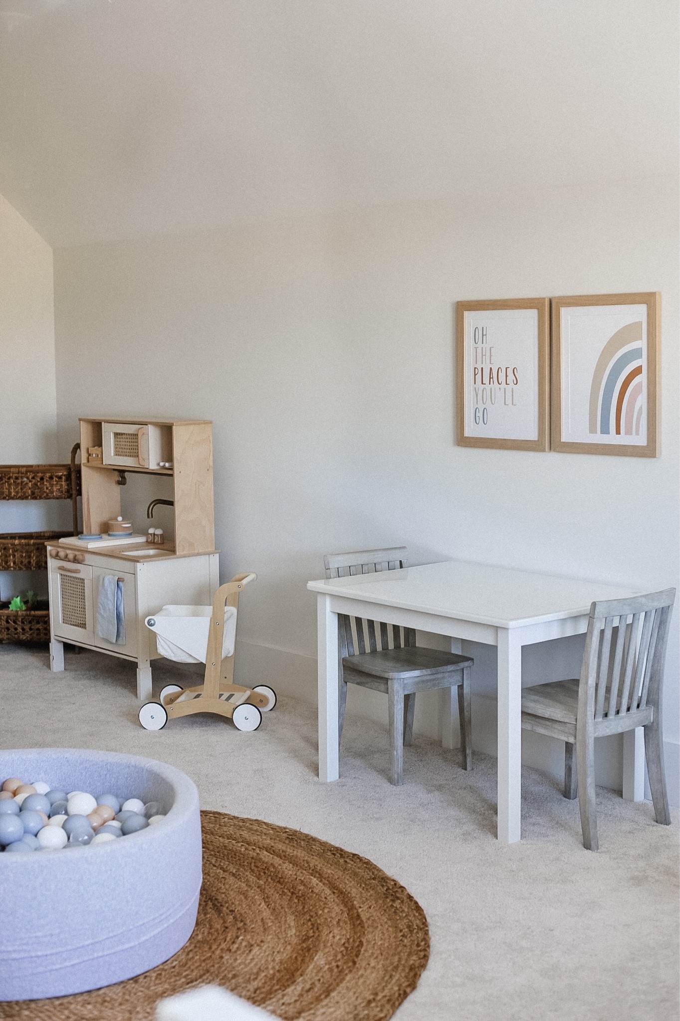 PBK play table and chairs with acrylic play mat! The perfect size table for 2 year olds. 

Playroom, pottery barn kids, play table and play chairs, ball pit, grocery cart, playroom prints 

#LTKkids #LTKhome #LTKbaby