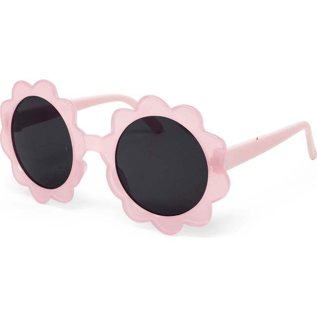 Kid's Transparent Petal Sunglasses, Pink | Maisonette