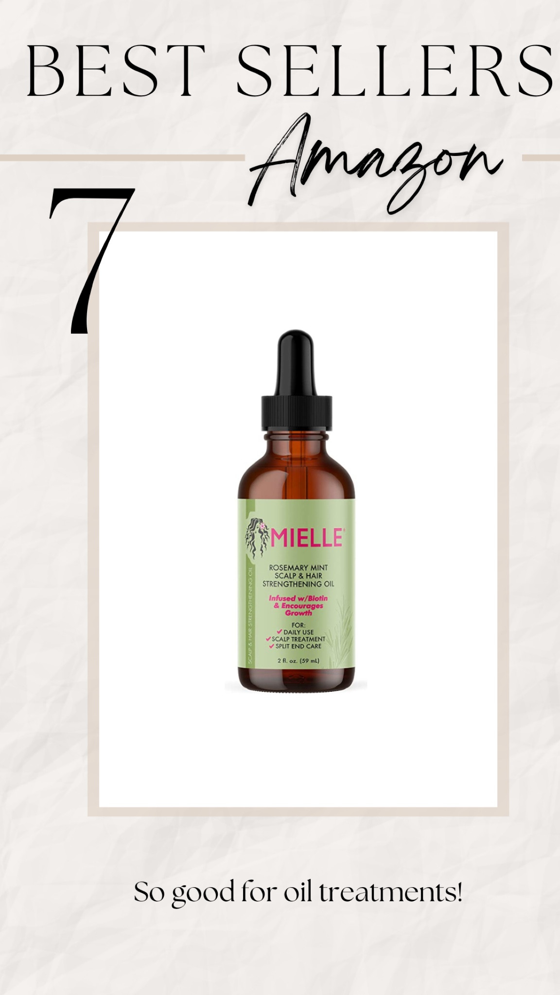 Amazing hair oil!  Rosemary hair oil.

#LTKbeauty #LTKunder50