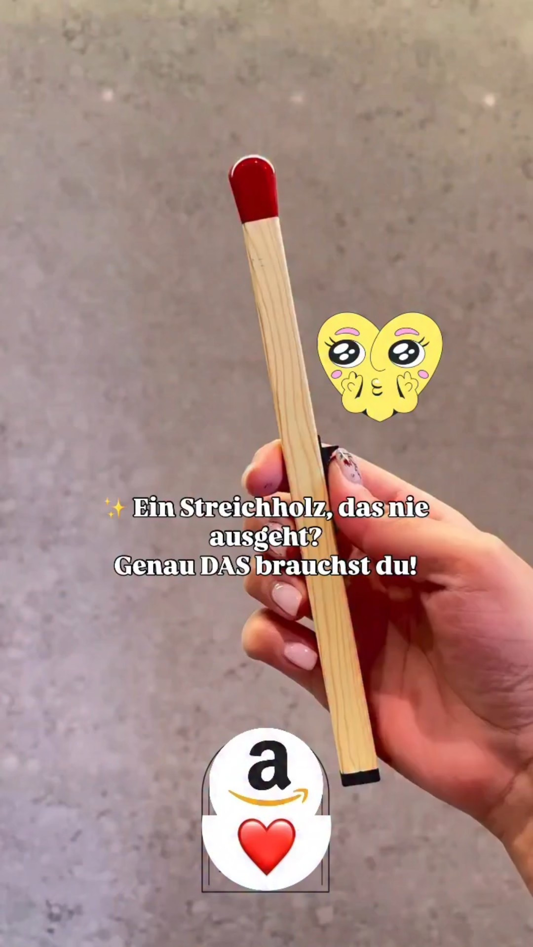 ✨ Das Feuerzeug, das aussieht wie ein Streichholz – aber nie ausgeht!
🔋 Nachfüllbar, langlebig und viel sicherer als normale Streichhölzer.
🕯️ Perfekt für Kerzen, Kamin oder einfach, weil’s stylisch ist.