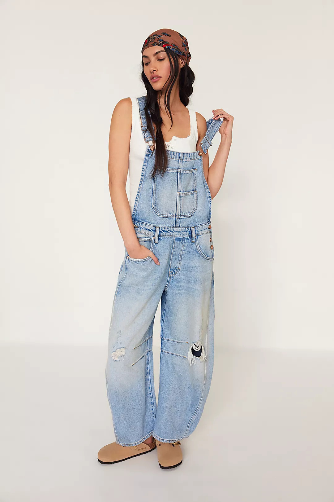We The Free Good Luck Barrel Overalls | Free People (Global - UK&FR Excluded)