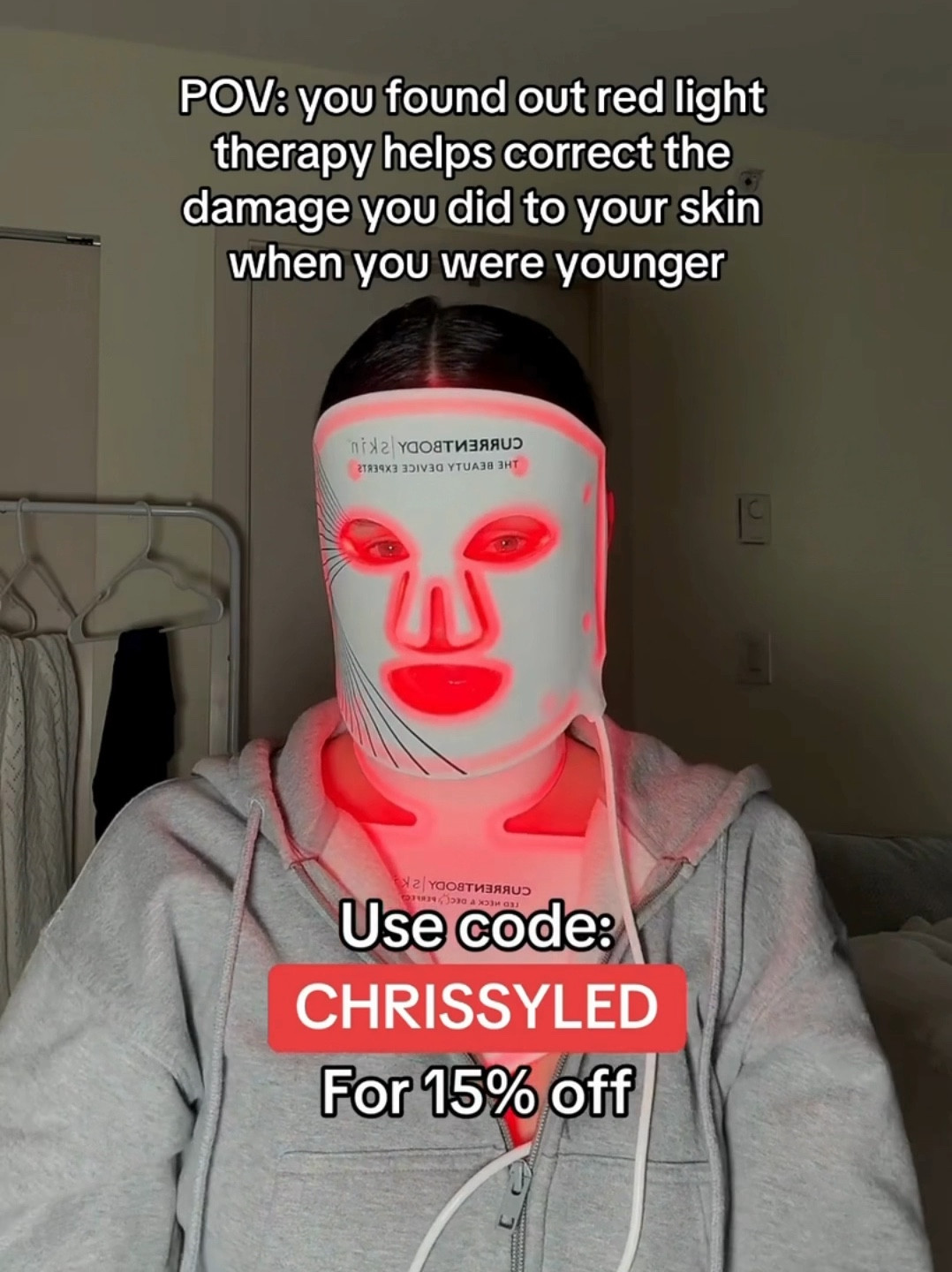 Transform your skincare routine with the Current Body LED Red Light Therapy Mask. I love to use this mask to brighten your skin, reduce wrinkles, and boost collagen production. Use my code CHRISSYLED for 15% off your purchase! Discover the benefits of red light therapy and achieve glowing, youthful skin. 

#SkincareTech #LEDMask #RedLightTherapy #BeautyTips #SkincareDiscount #currentbody

#LTKcanada #LTKbeauty