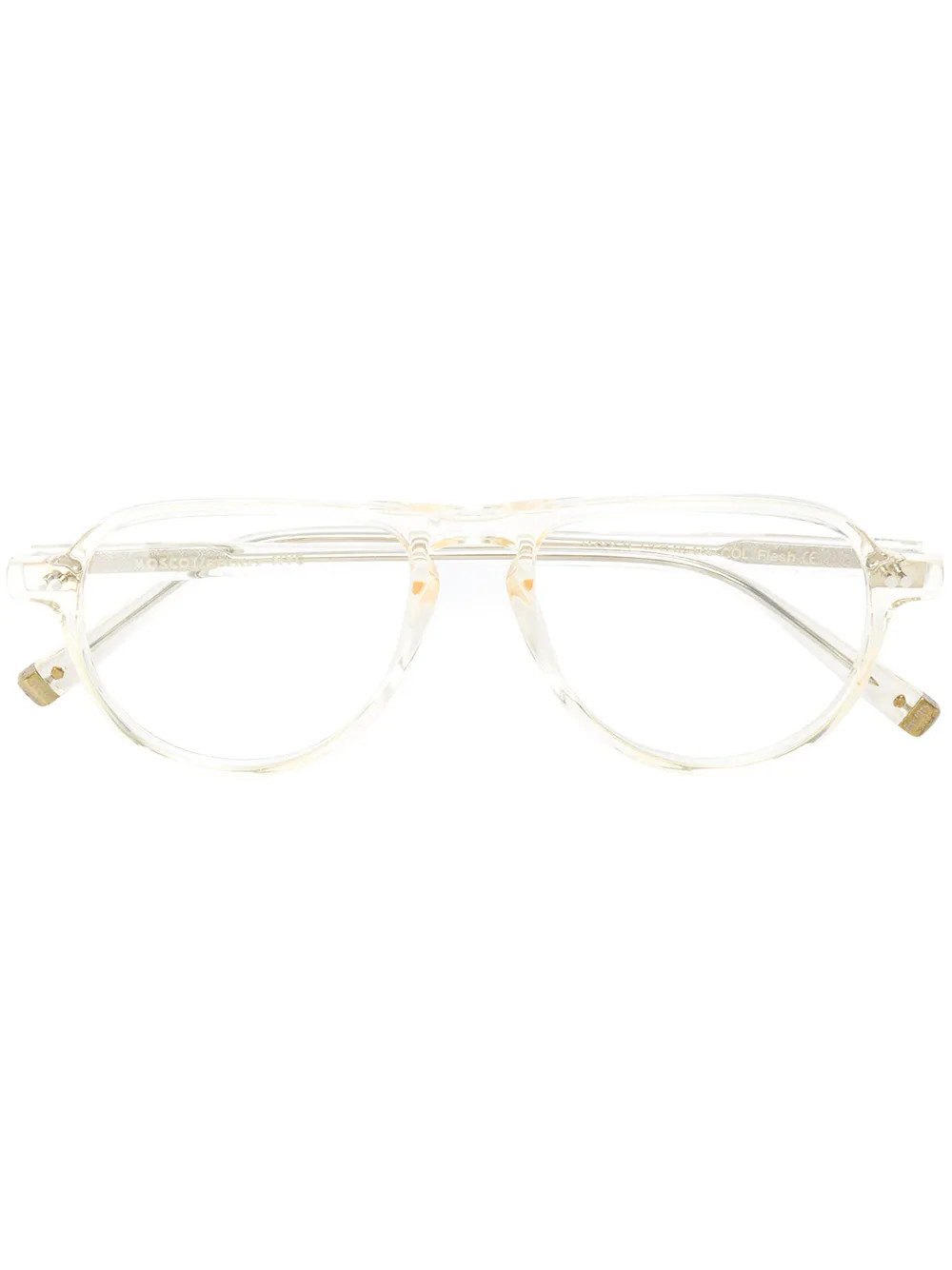 Moscot Jasper glassesprot - Nude & Neutrals | FarFetch US