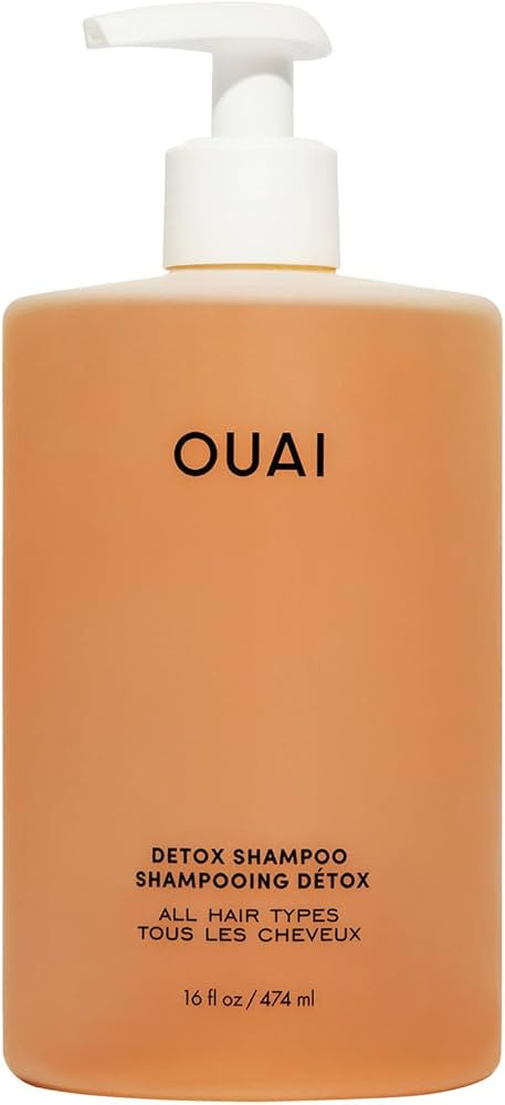 OUAI Detox Shampoo - Clarifying Shampoo for Build Up, Dirt, Oil, Product and Hard Water - Apple C... | Amazon (US)