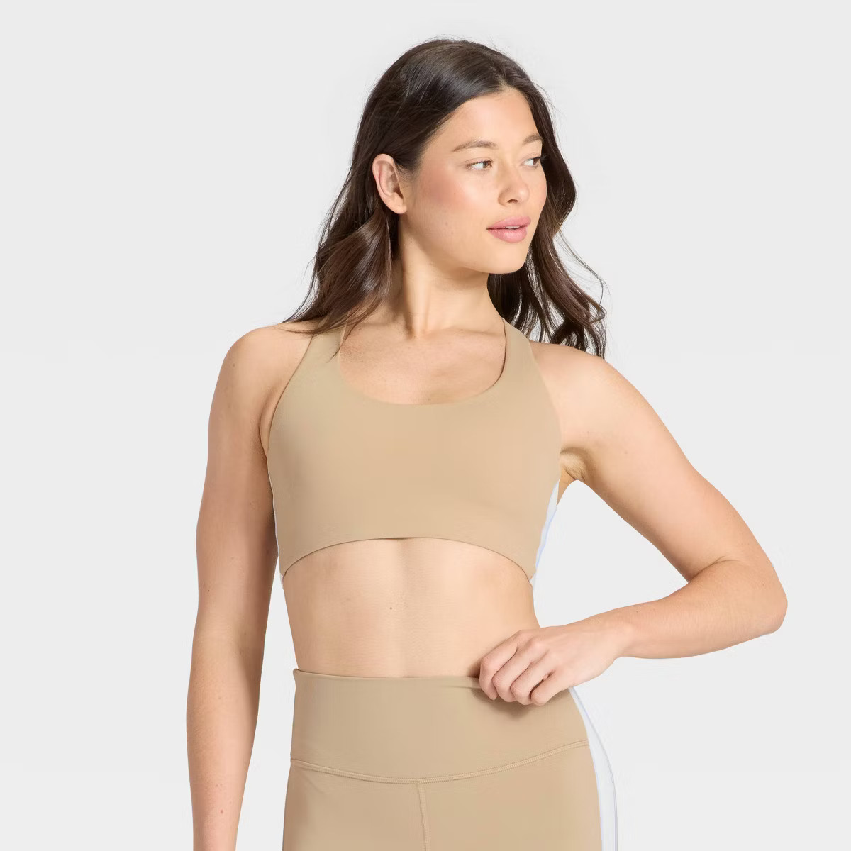 Women's Everday Soft Light Support Piped Longline Sports Bra - All In Motion™ | Target