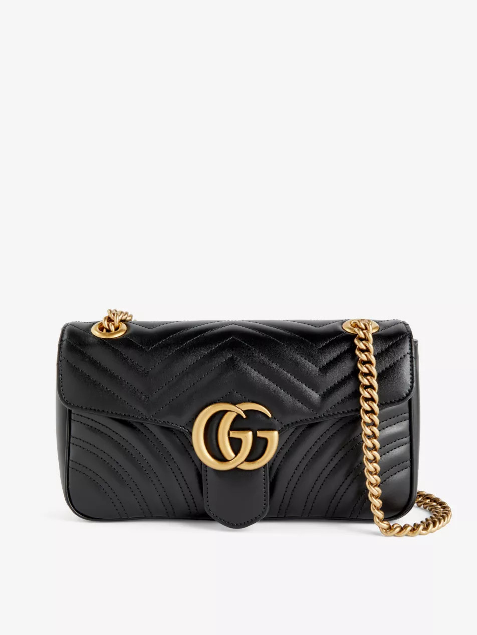 Marmont quilted leather shoulder bag | Selfridges