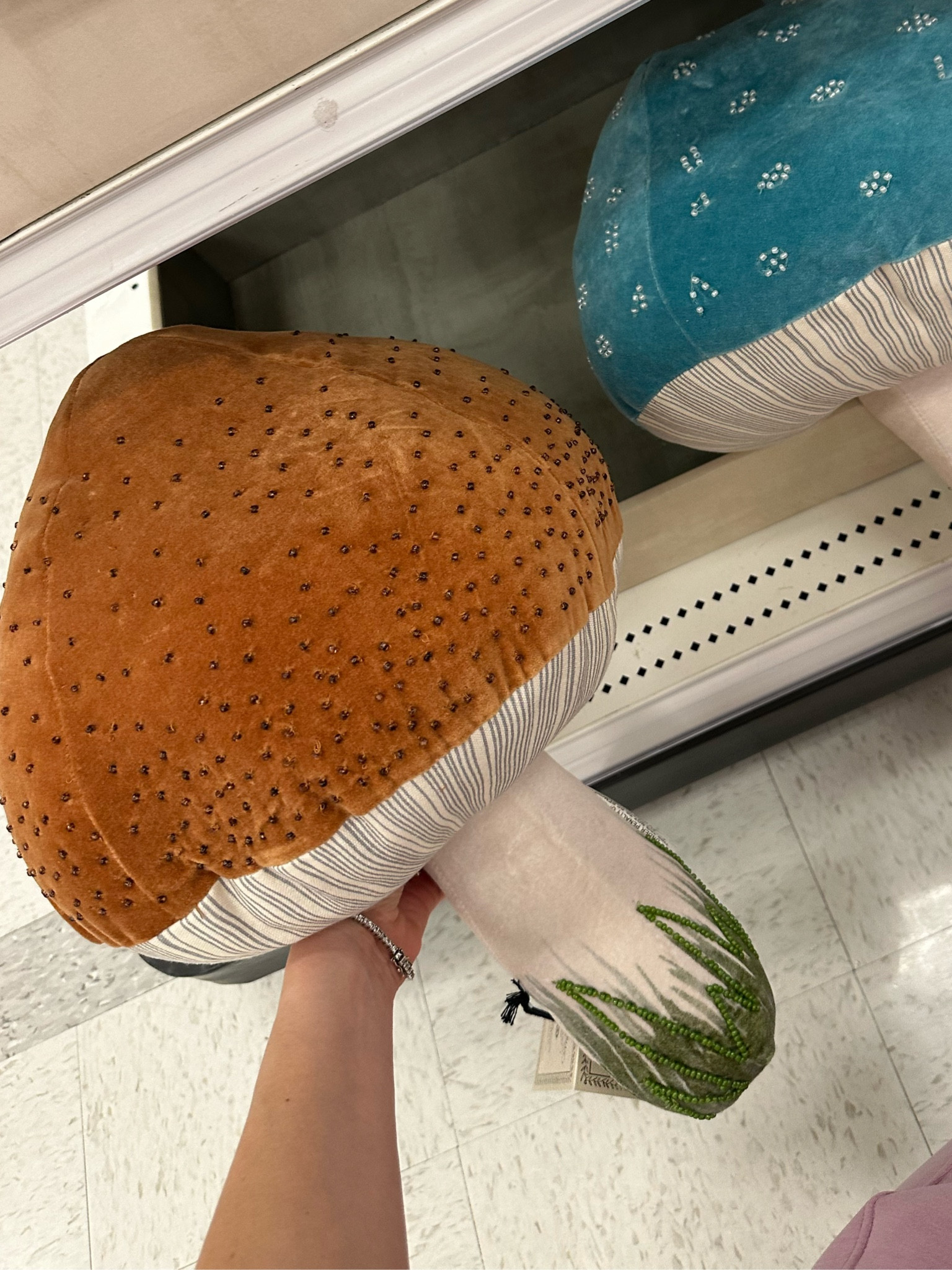 These pillows are perfect for a magical whimsical nursery or room #target #mushroompillow

#LTKSeasonal #LTKHome #LTKFindsUnder50