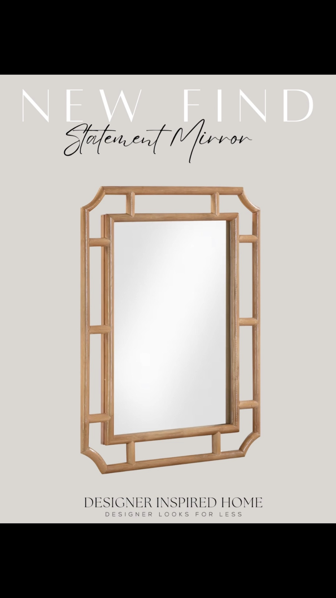 New gorgeous statement mirror find! 

#LTKHome