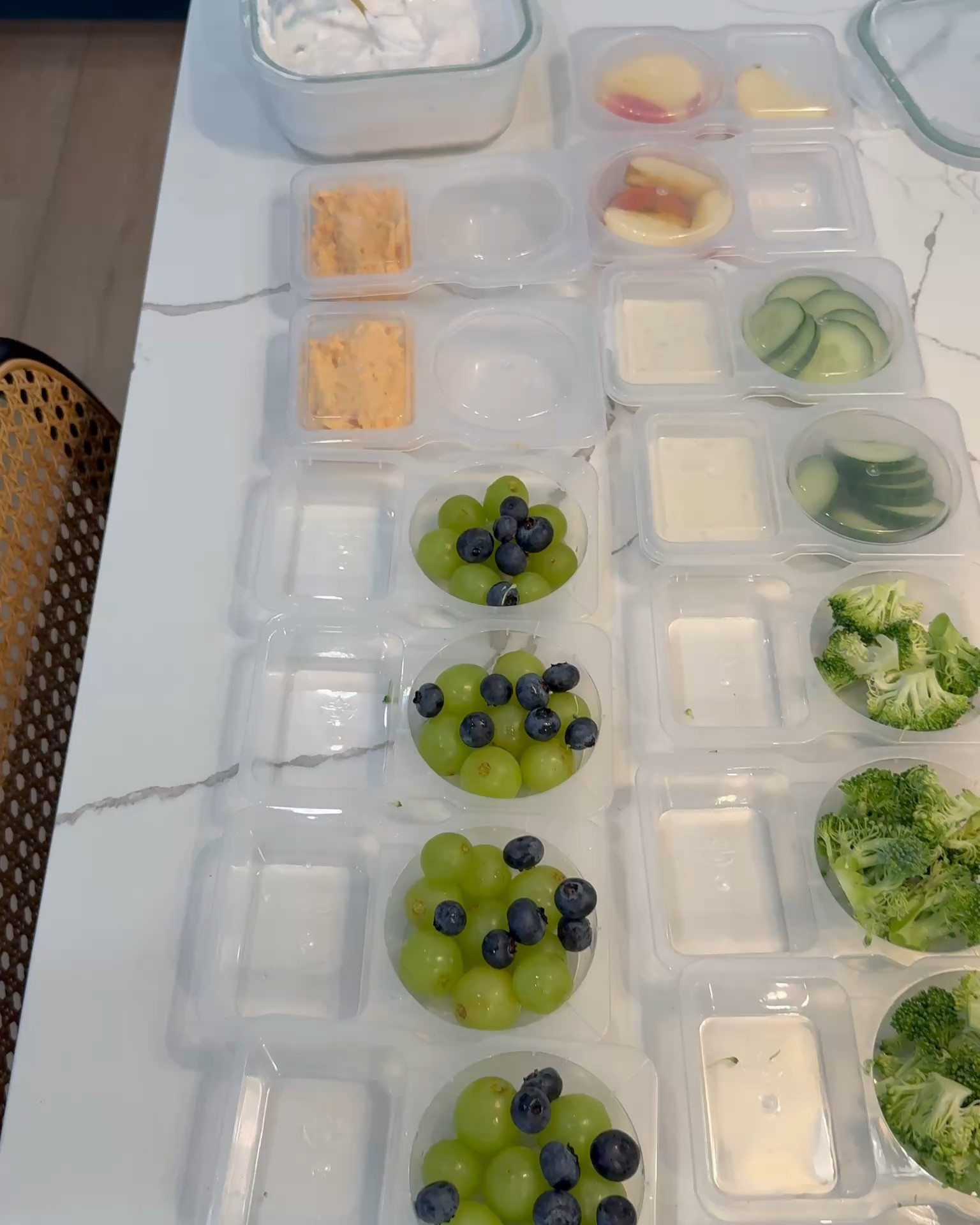 Back to school lunch prep