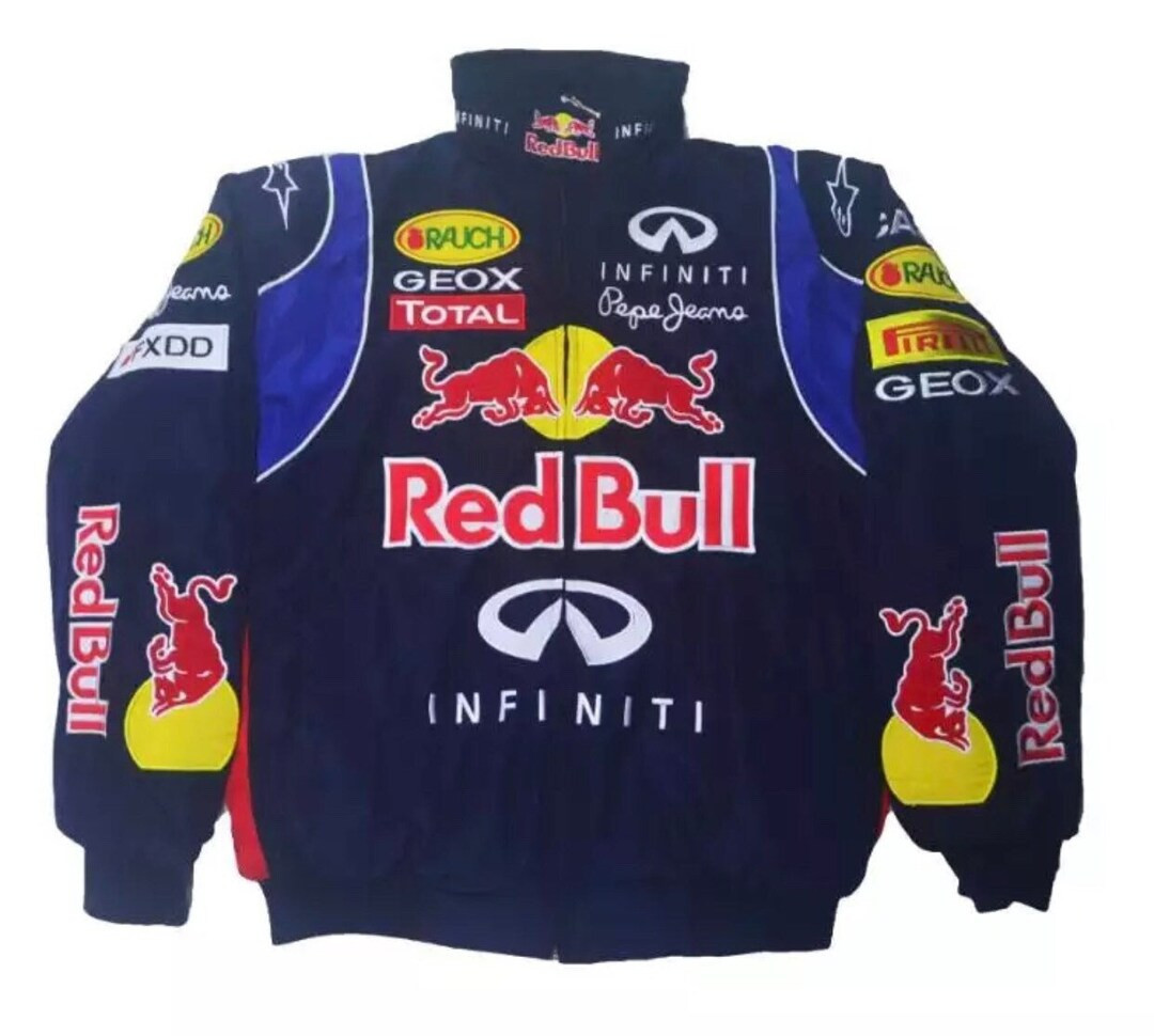 Formula 1 Racing Jacket Red Bull Vintage Style // Bomber Jacket Fashion Y2K Harajuku - Etsy | Etsy (US)