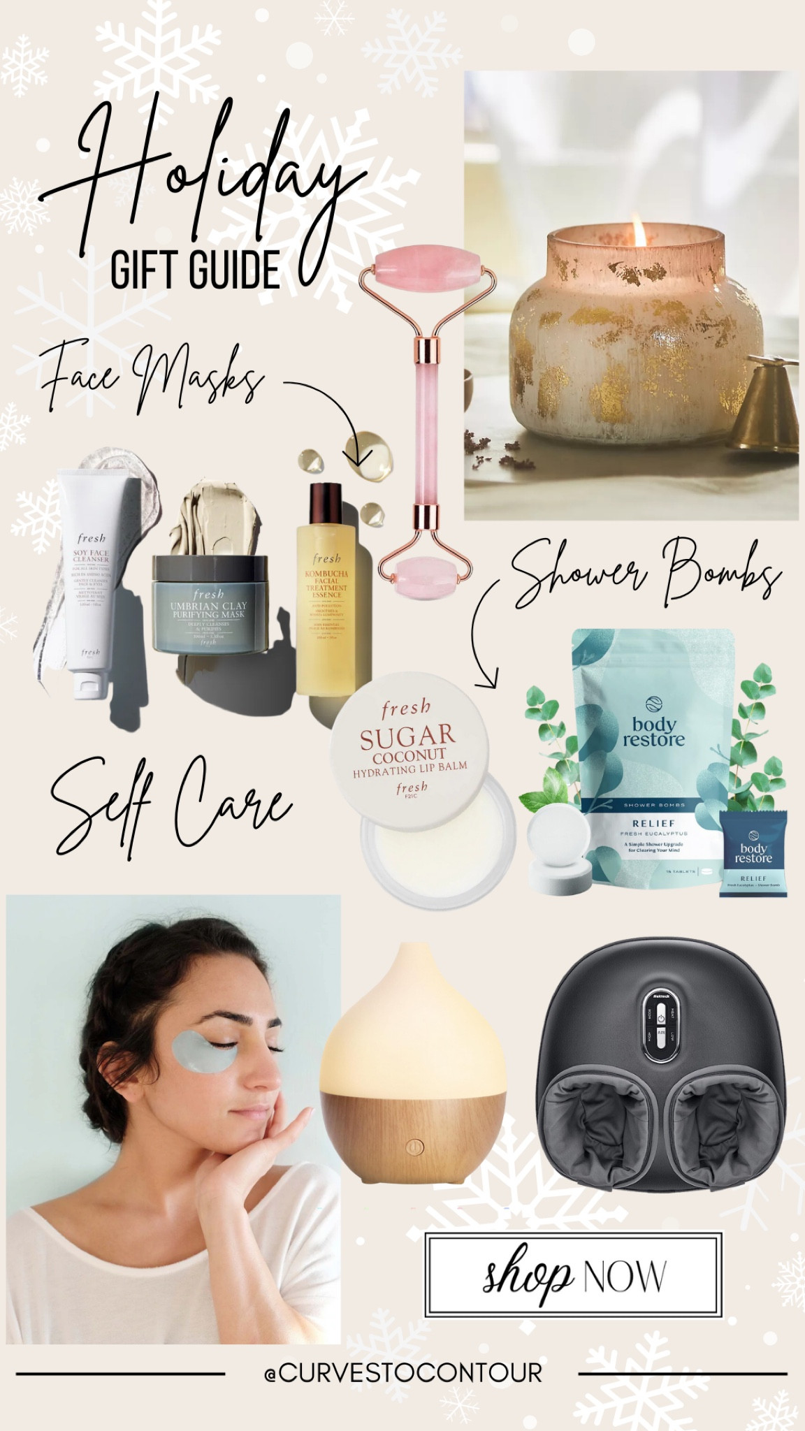 Self Care Holiday Gift Guide

Gift Guide | Gift Guides 2023 | Holidays | Gifts For Her | Self Care

#LTKbeauty #LTKGiftGuide #LTKfindsunder100